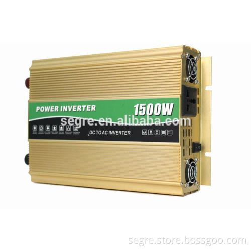 hot sales 24v dc to ac 220v off grid pure sine wave 1500W power inverter solar